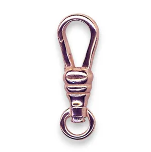 🔗 Albert Swivel Clasp in 9ct Pink Gold