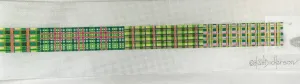 * Kate Dickerson Needlepoint BL-03 Patchwork Belt Pink