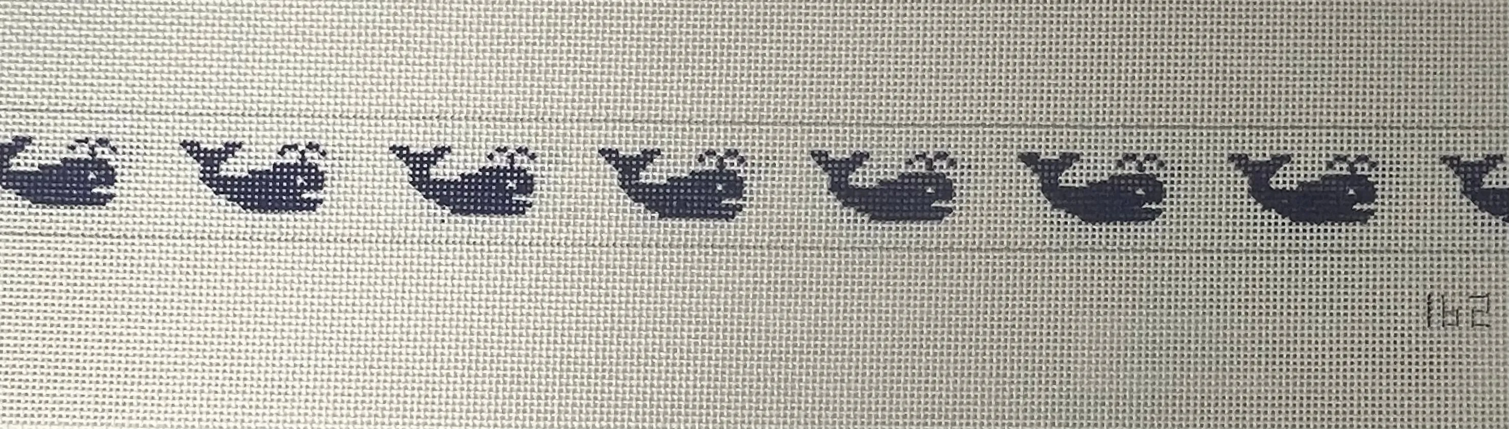 * Meredith Collection 162 Small Navy Whales Belt