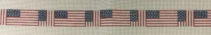 * Meredith Collection 318a American Flag Repeat Belt