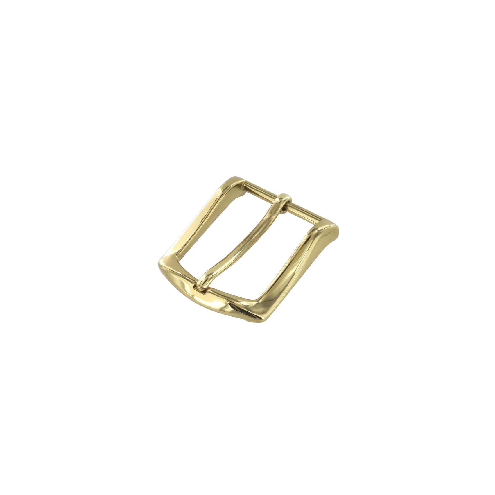 1 1/2" Canary Seasonal Belt with Oxford Cocktail Buckle in Brass