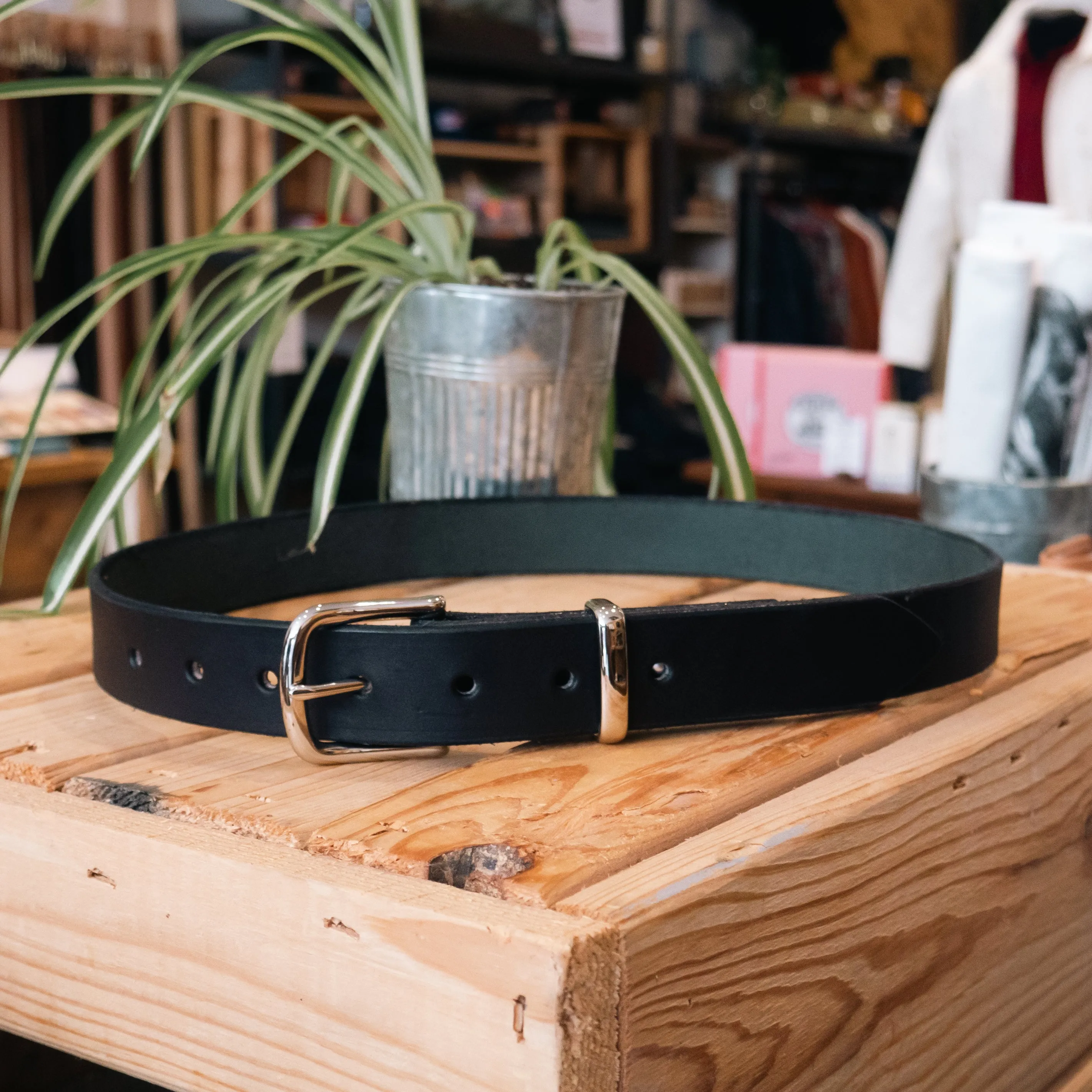1 1/4" Camp Belt | Nickel Plate