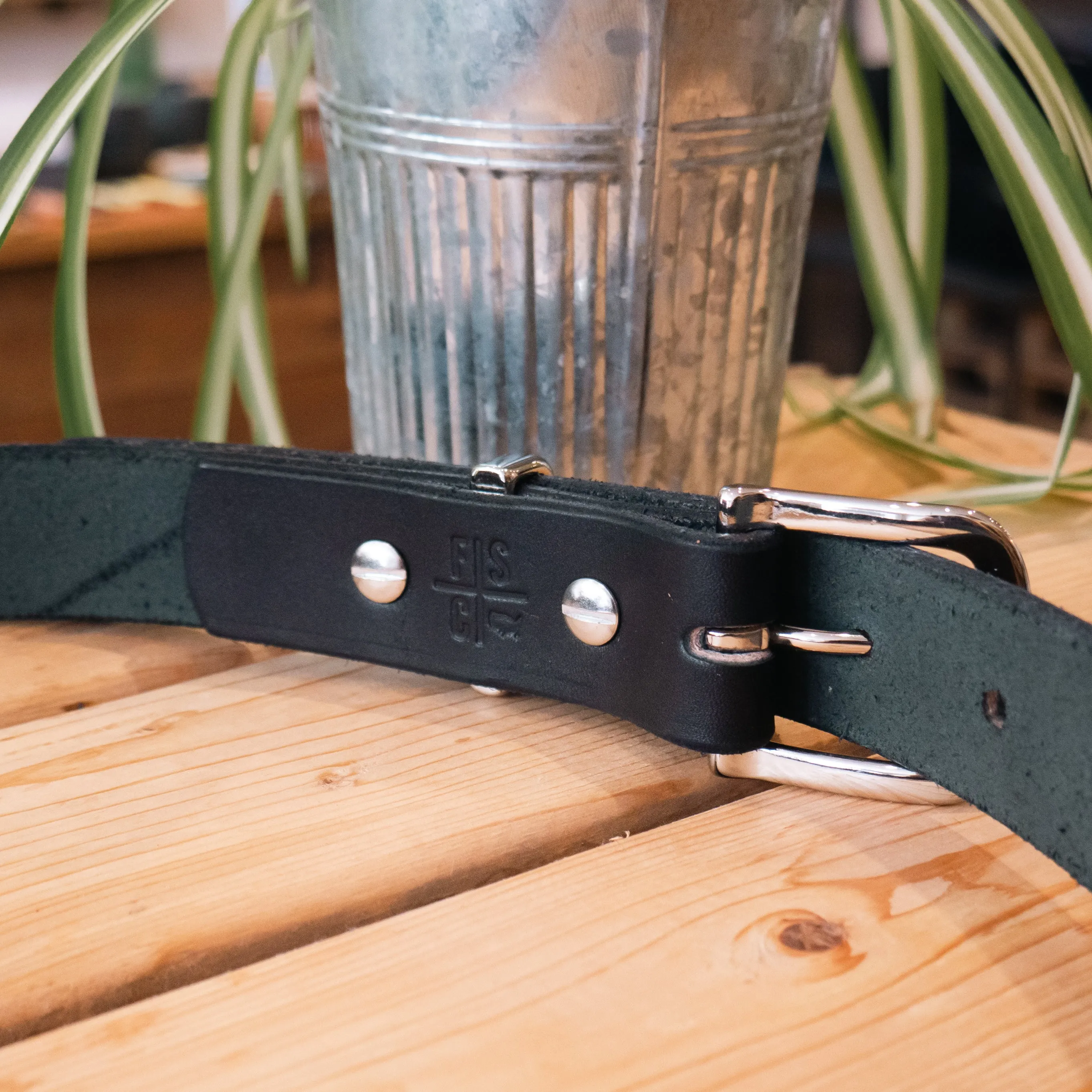 1 1/4" Camp Belt | Nickel Plate