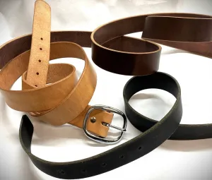 1-1/4" Wide Leather Belts
