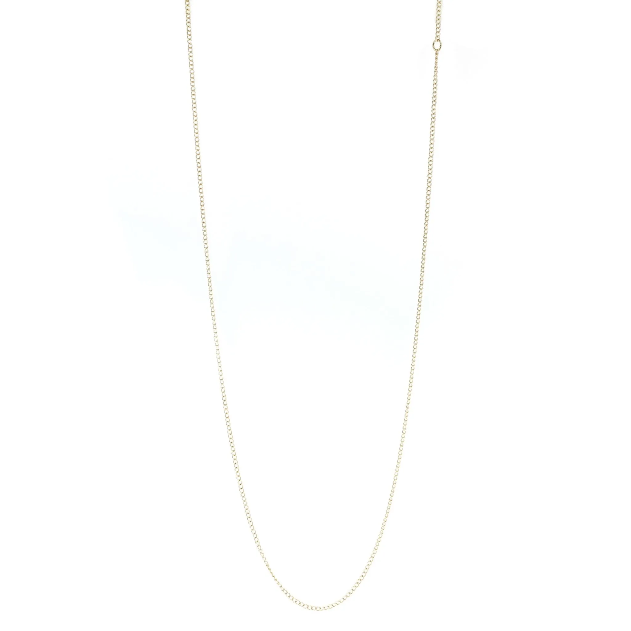 10 Karat Yellow Gold 24" "Curb" Chain
