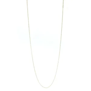 10 Karat Yellow Gold 24" "Curb" Chain
