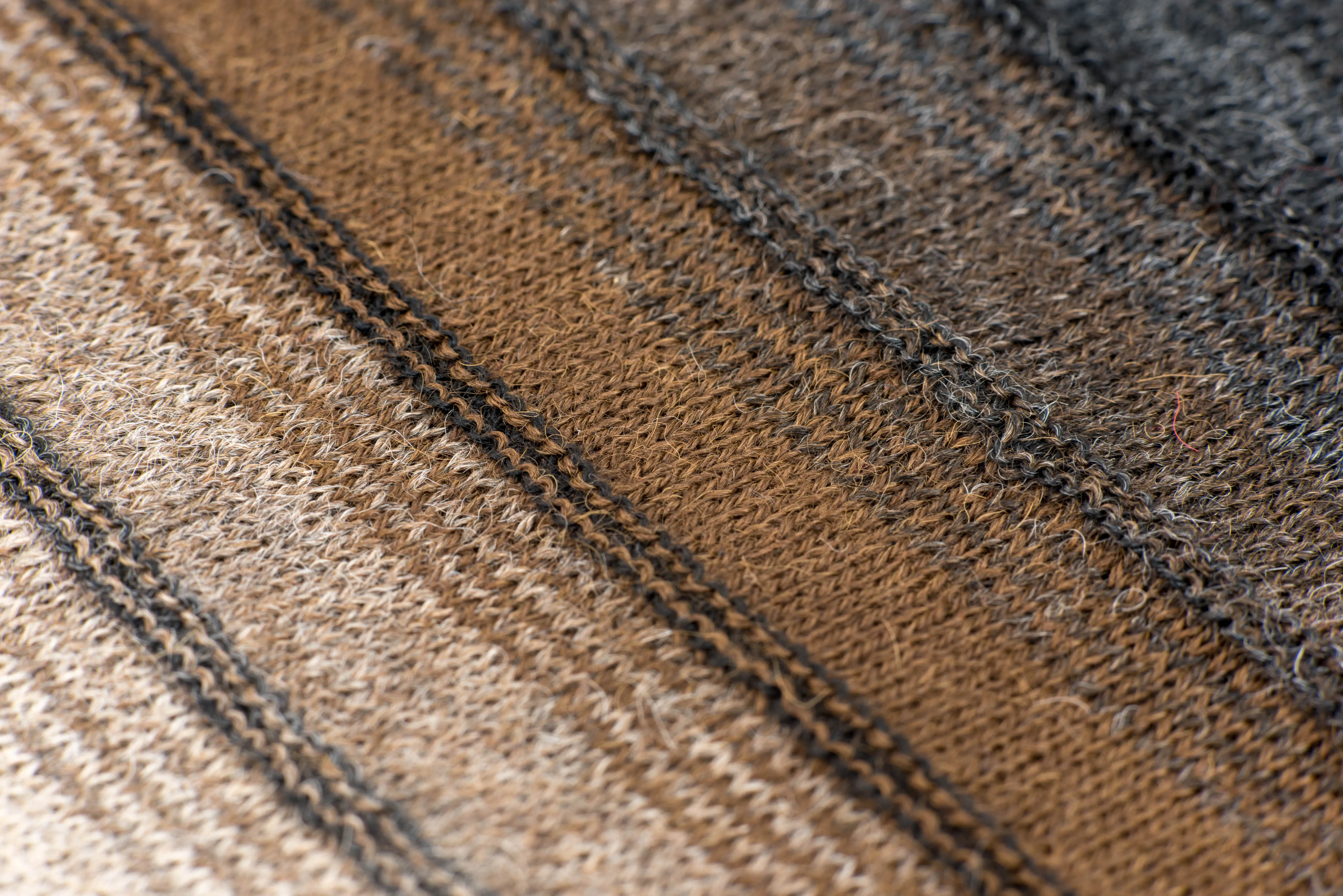 100% Alpaca Wool Tubular Scarf (Nature Colors)