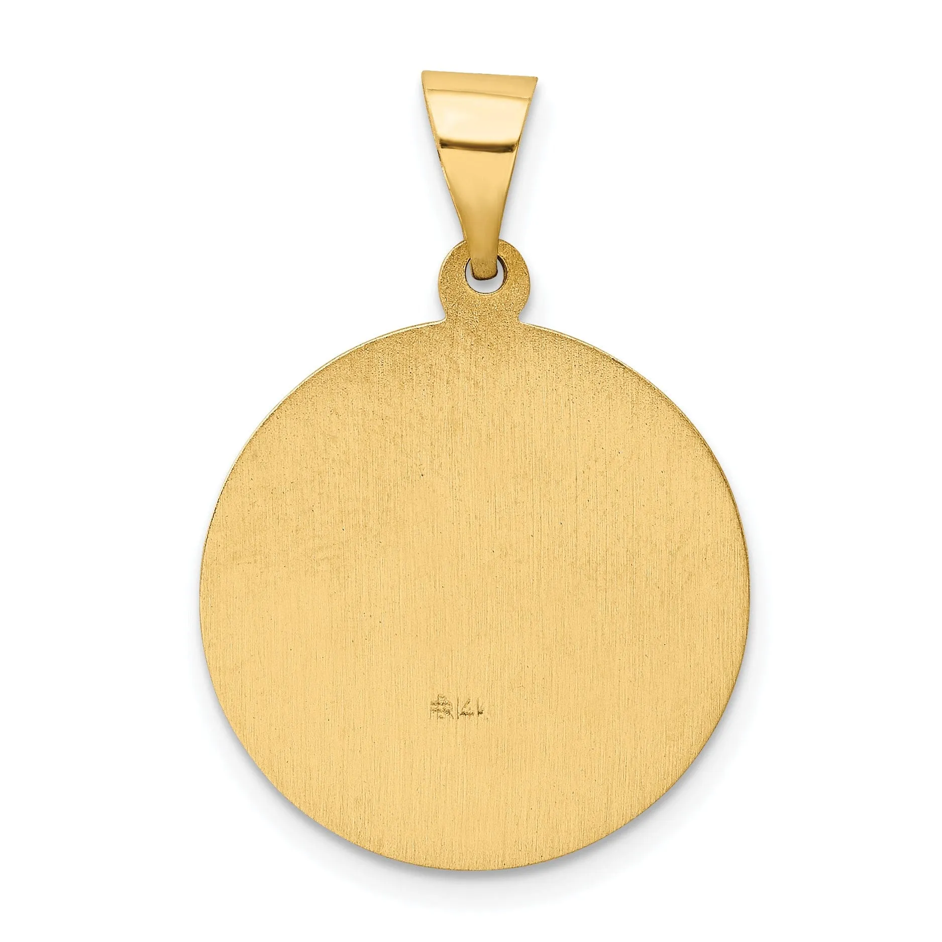 14k Yellow Gold Saint Edward Medal Pendant