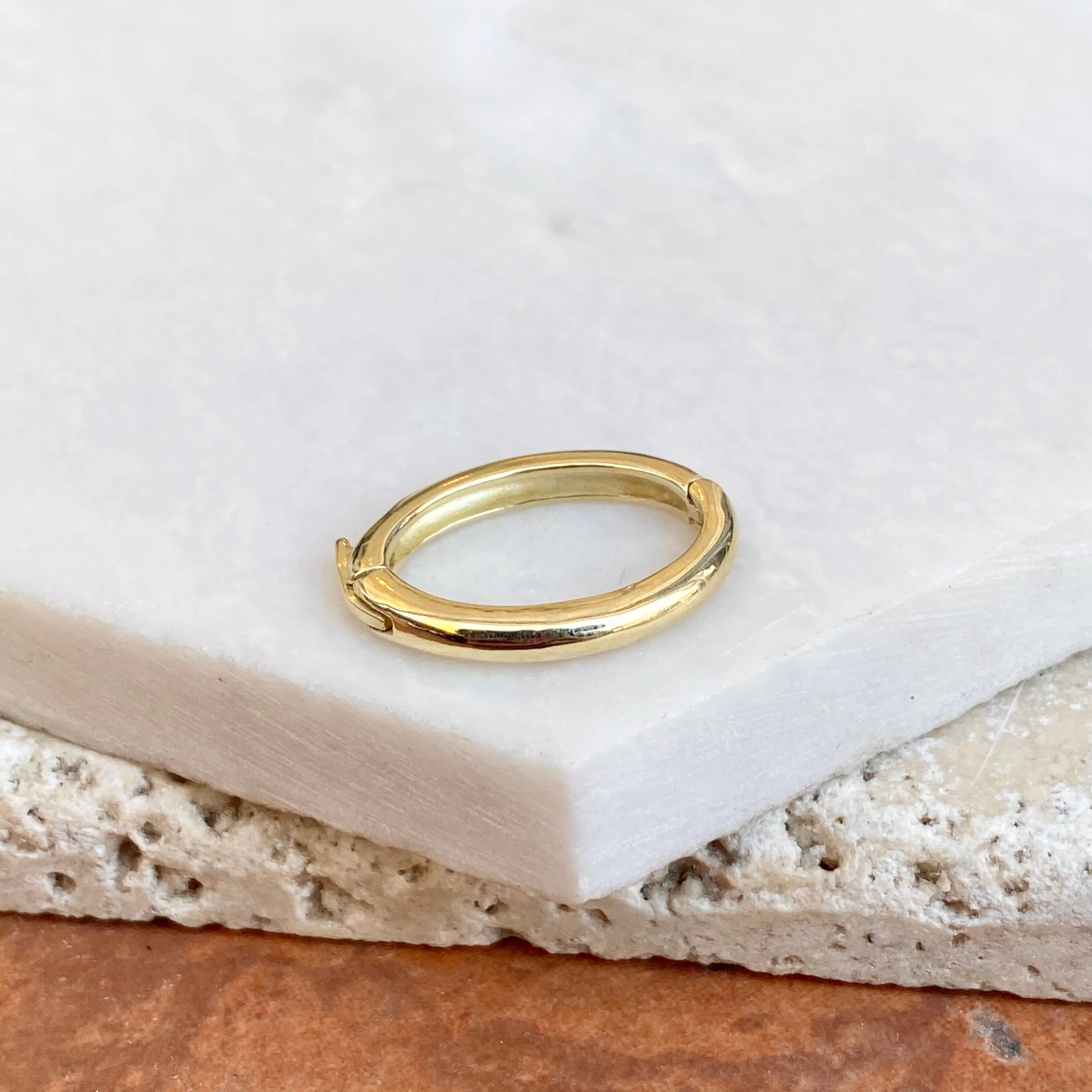 14KT Yellow Gold Pearl Shortener Enhancer Bail 17mm x 12mm