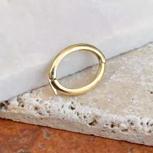 14KT Yellow Gold Pearl Shortener Enhancer Bail 17mm x 12mm