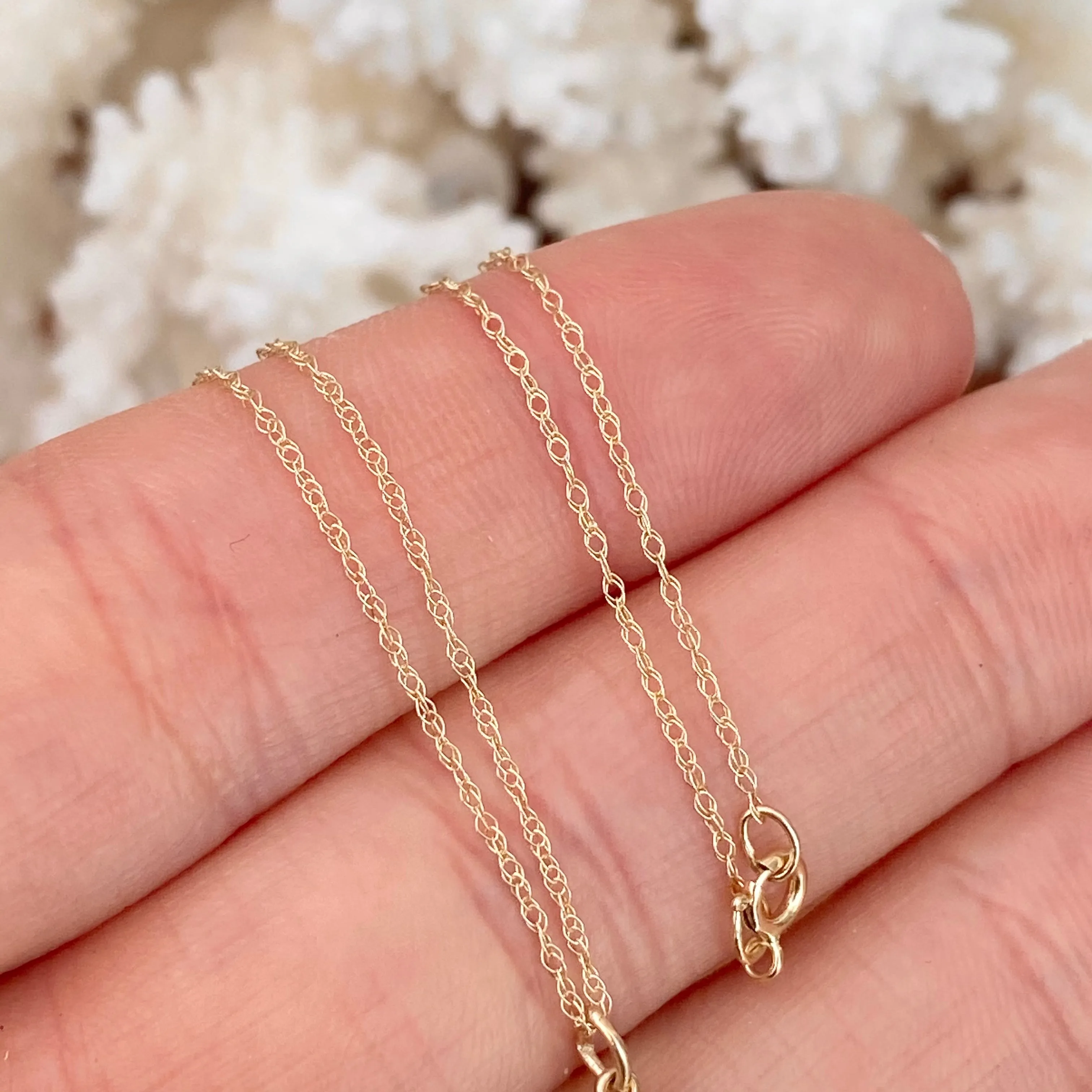 14KT Yellow Gold Saint Christopher Round Medal Pendant Necklace