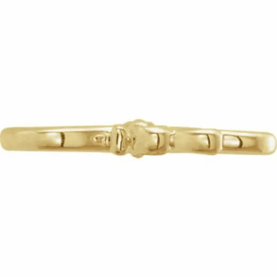 14KT Yellow Gold Stylized S-Hook Extender Clasp