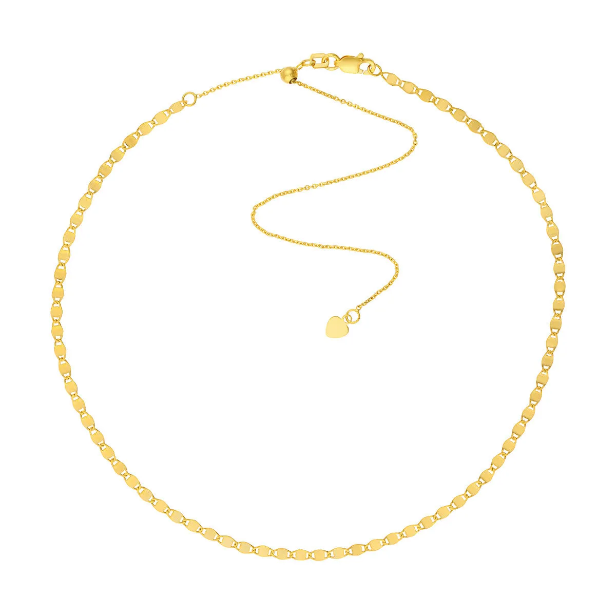 14kt Yellow Gold Valentino Choker Necklace