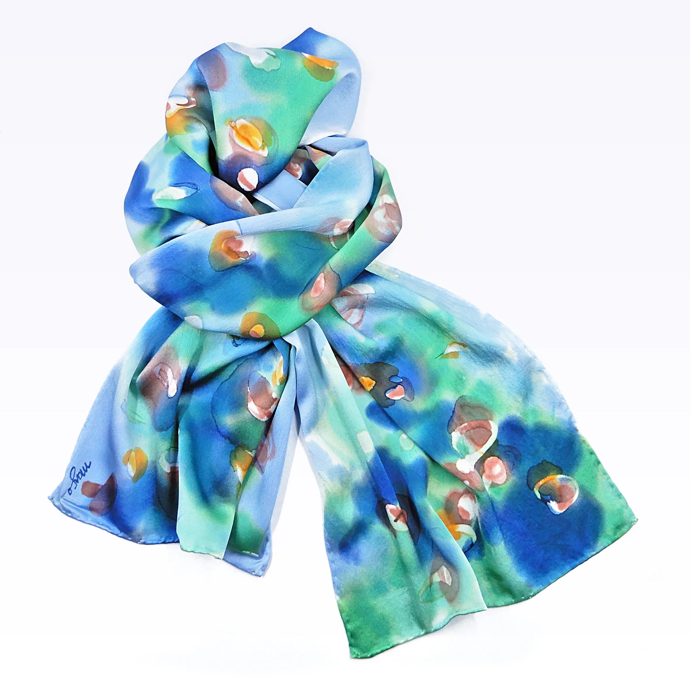 14X72 Silk Scarf