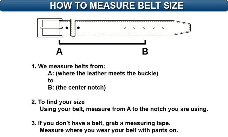 1.5'' Wide Black Leather Belt Strap