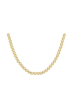 15" Choker Classic Gold 5mm Bead