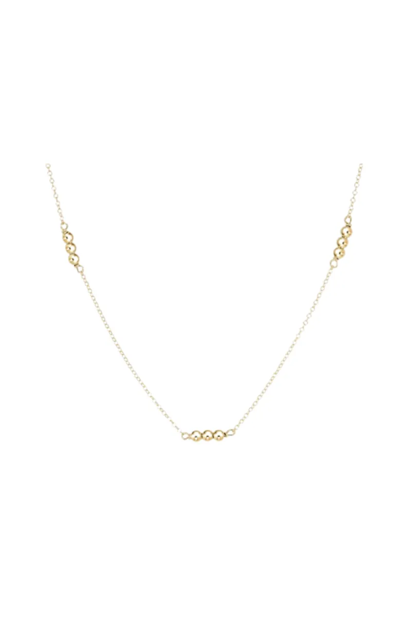 15" Choker Joy Simplicity Chain Gold - 3mm Gold