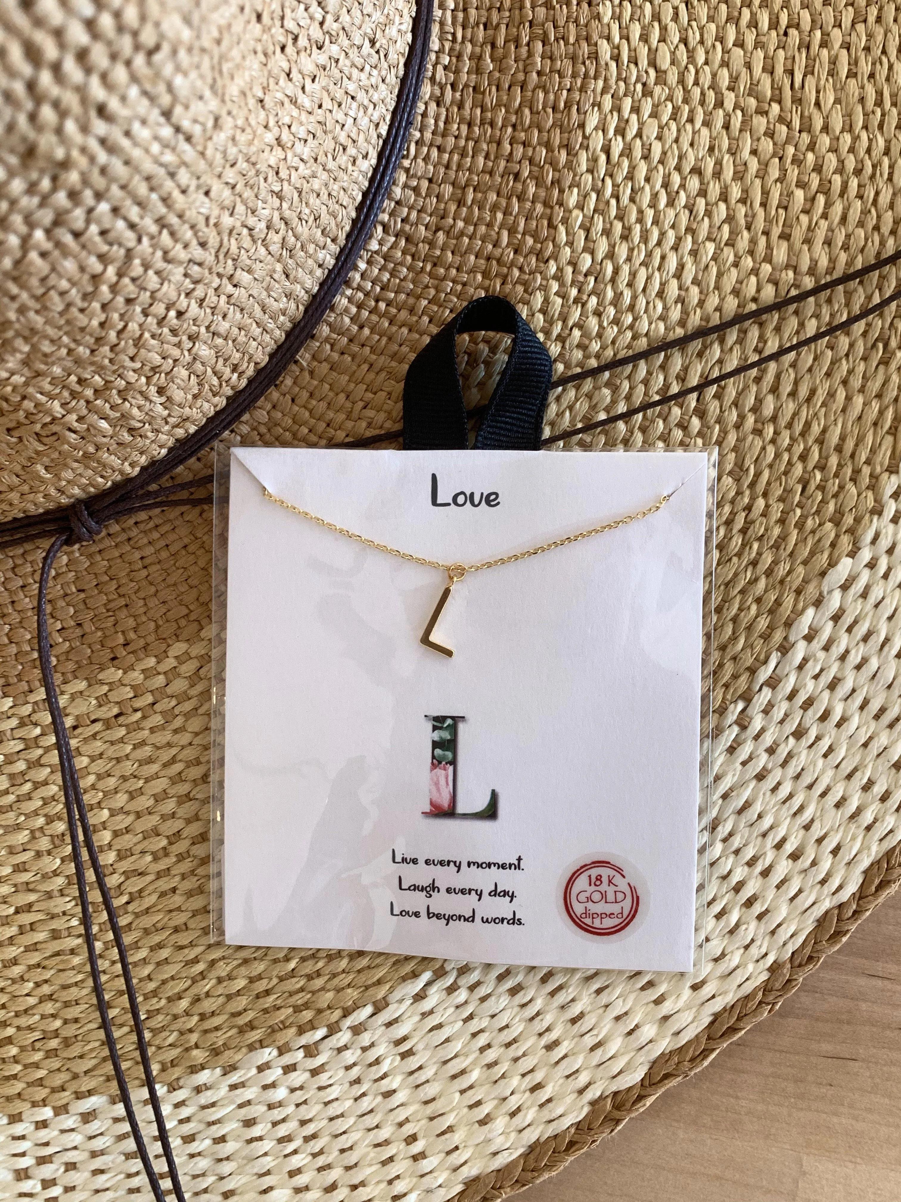 18k Initial Necklaces