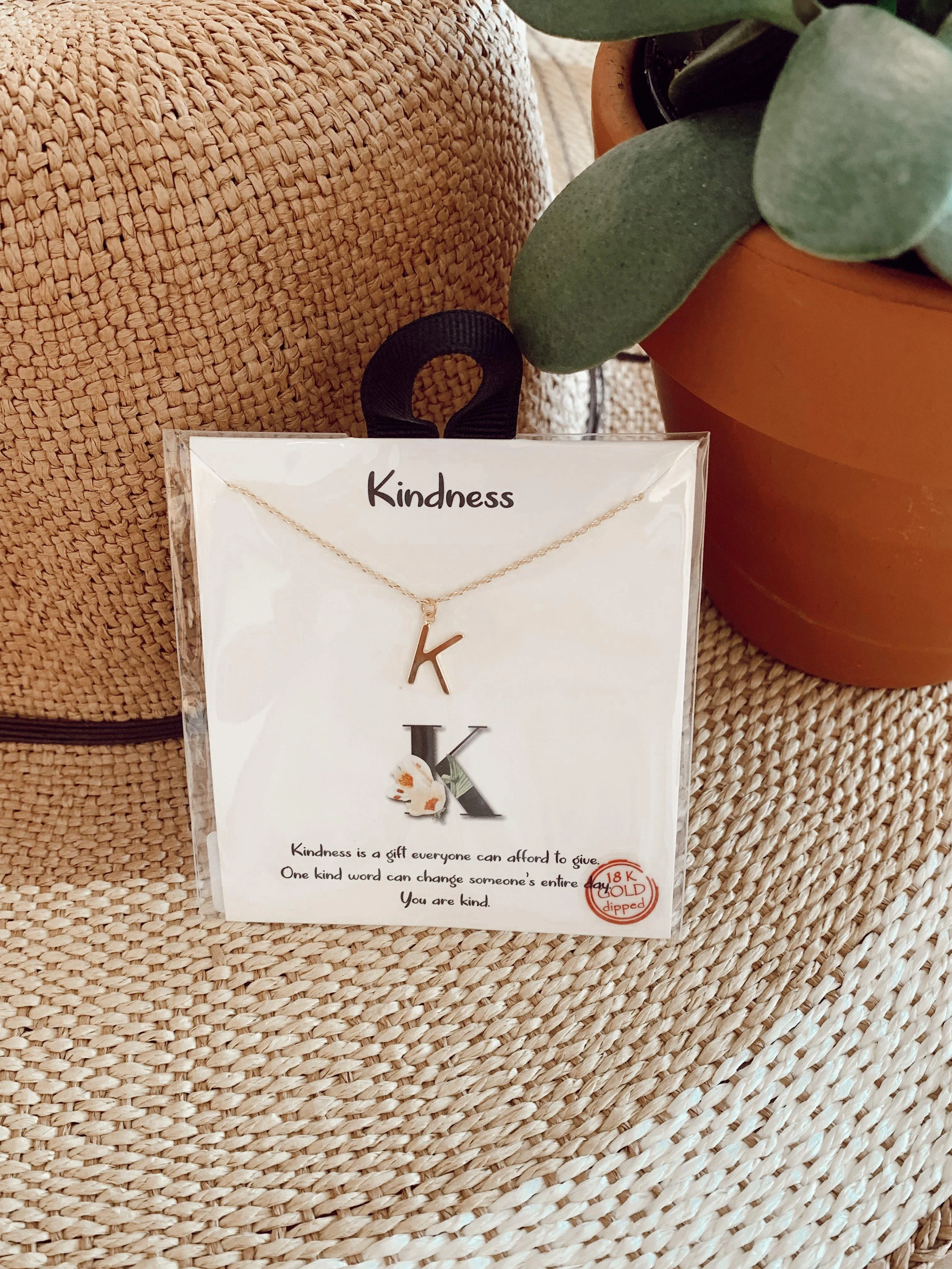 18k Initial Necklaces