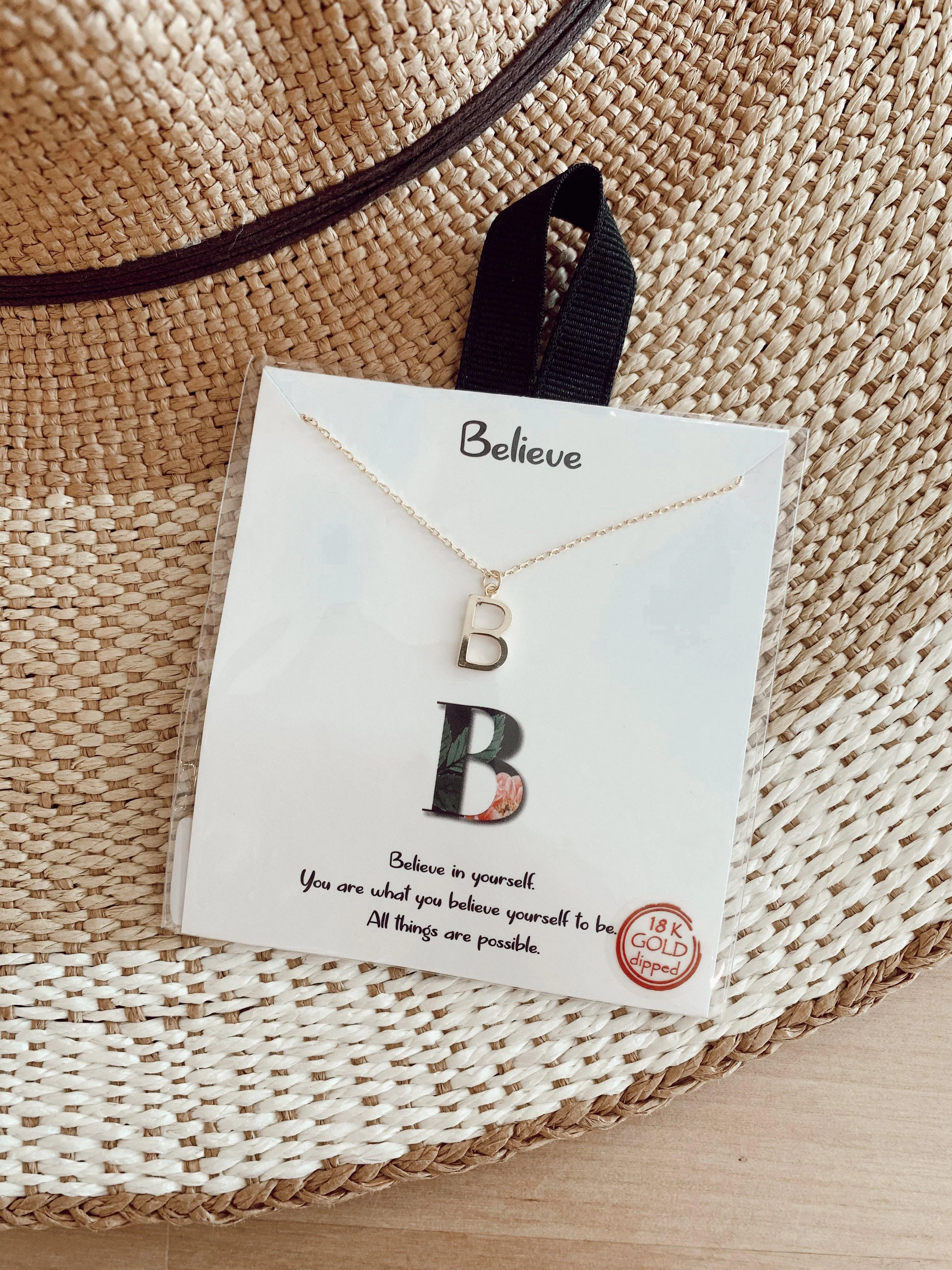 18k Initial Necklaces