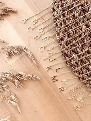 18k Initial Necklaces