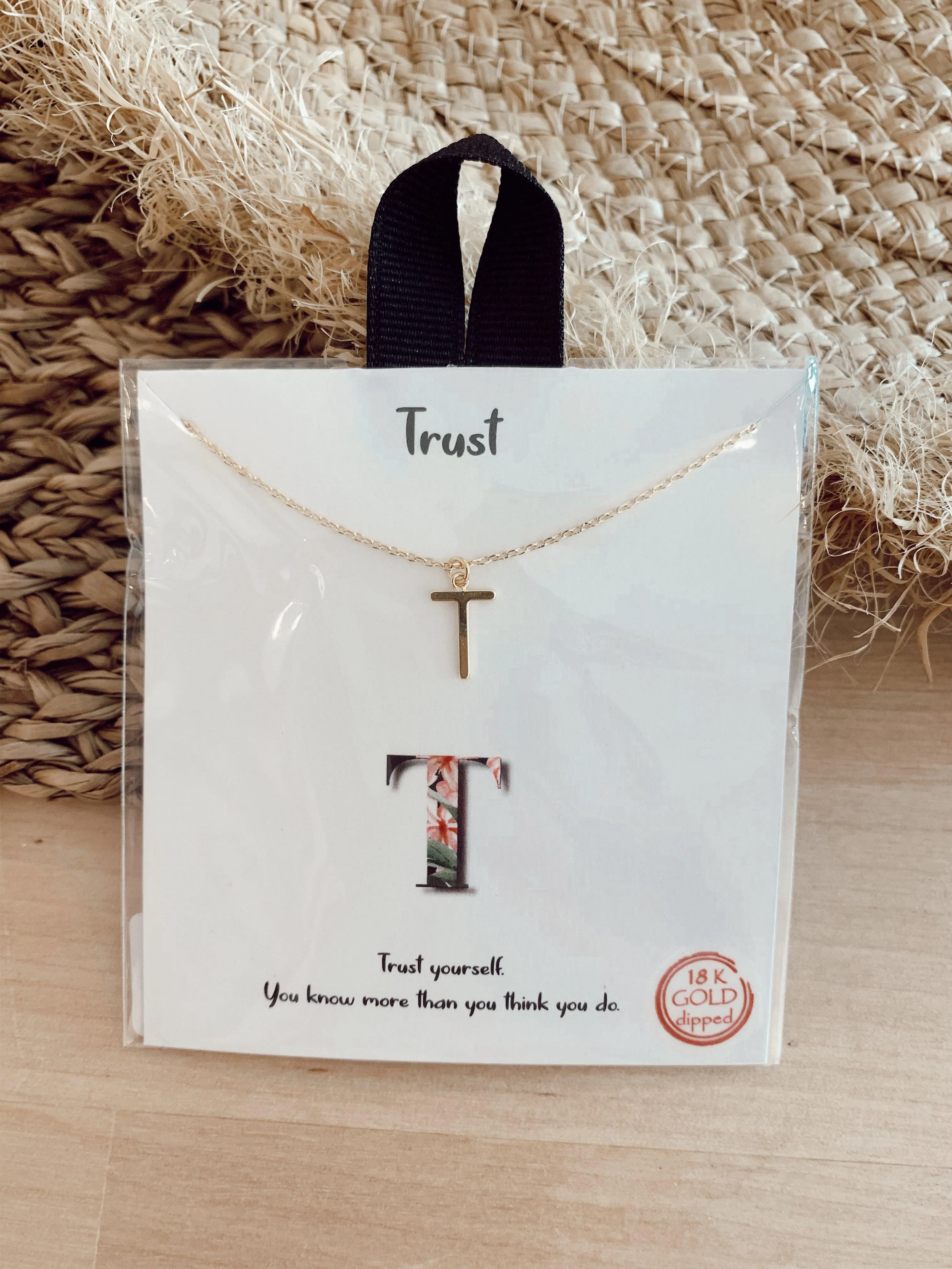 18k Initial Necklaces