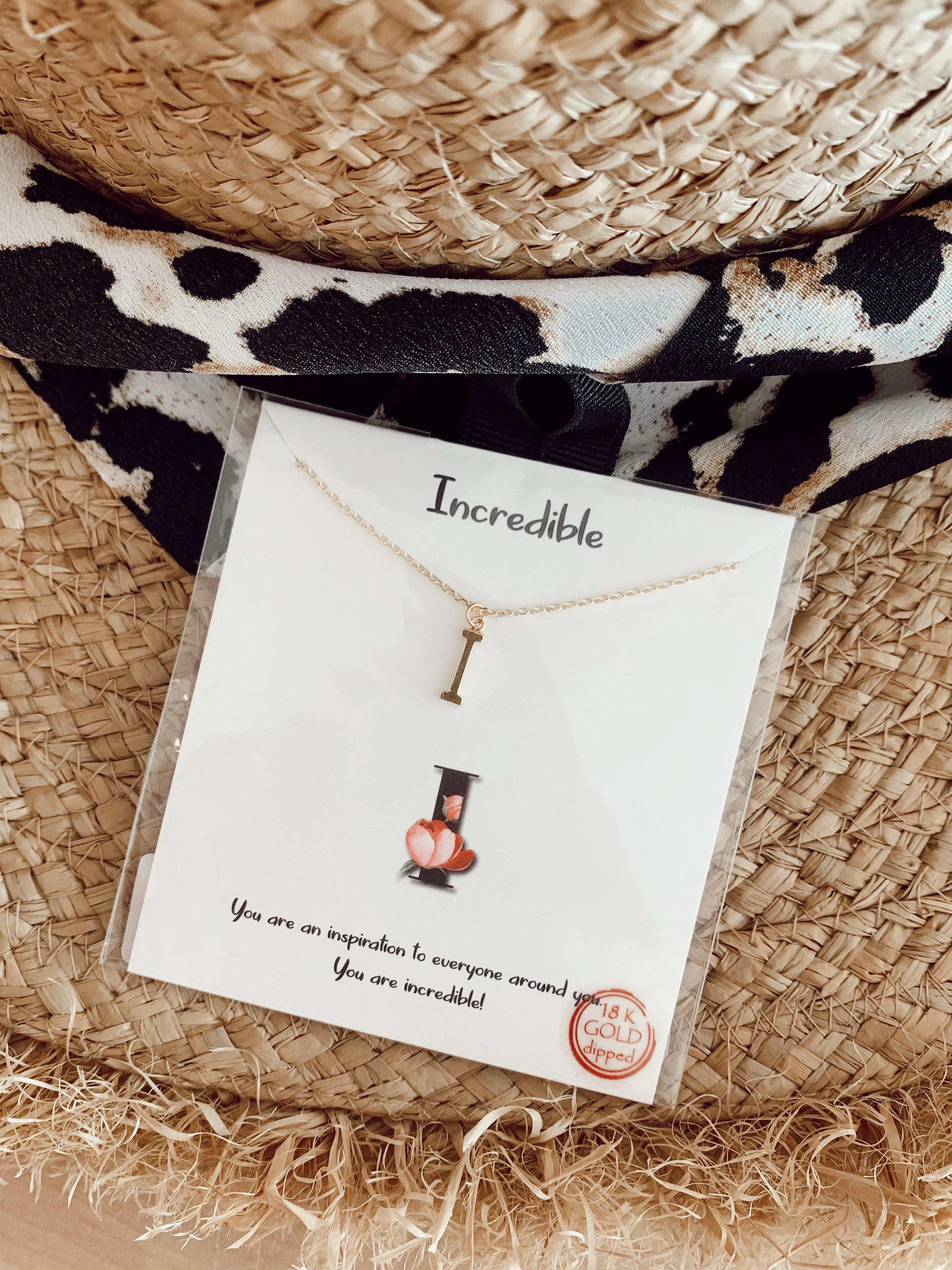 18k Initial Necklaces
