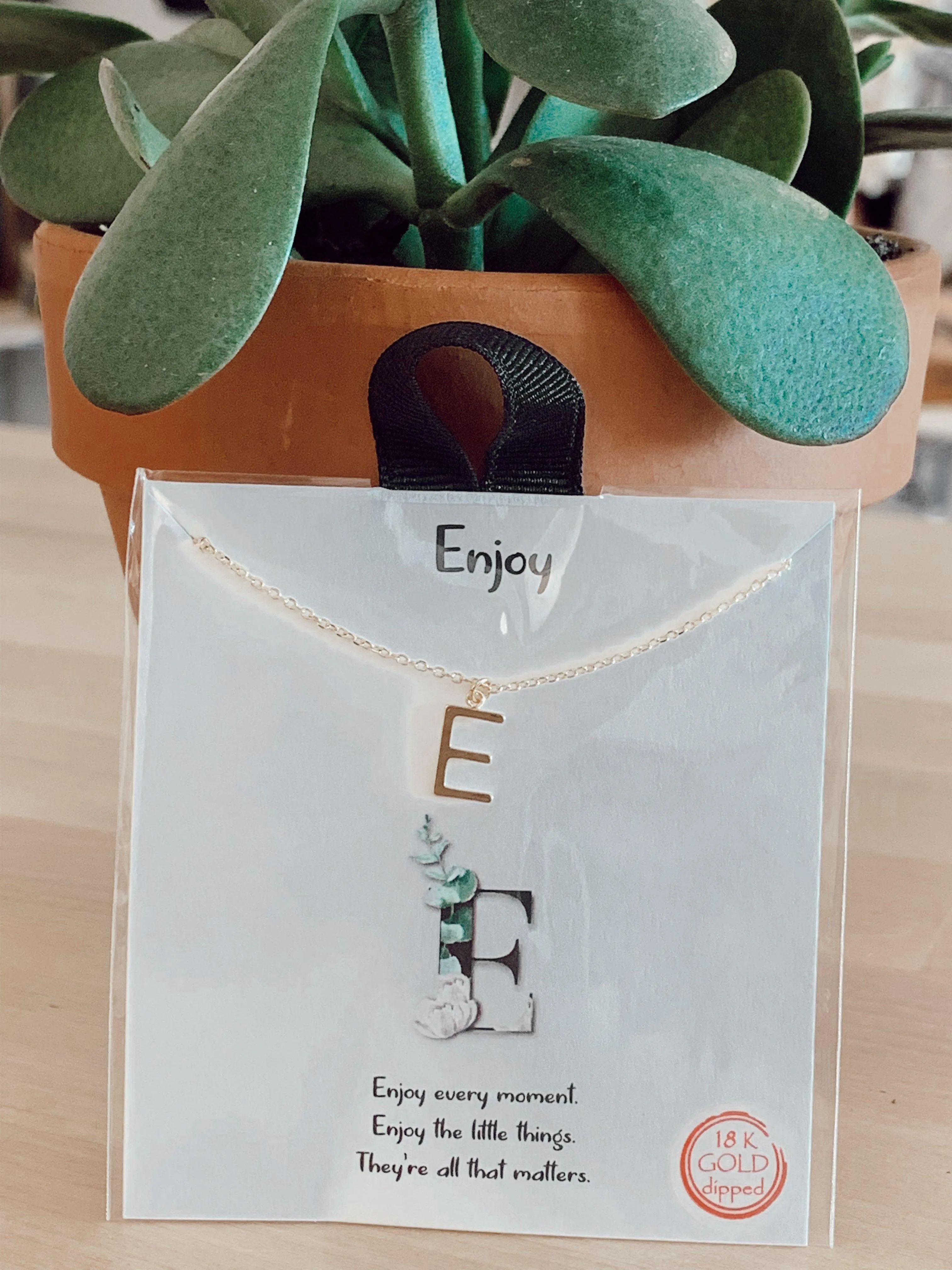 18k Initial Necklaces