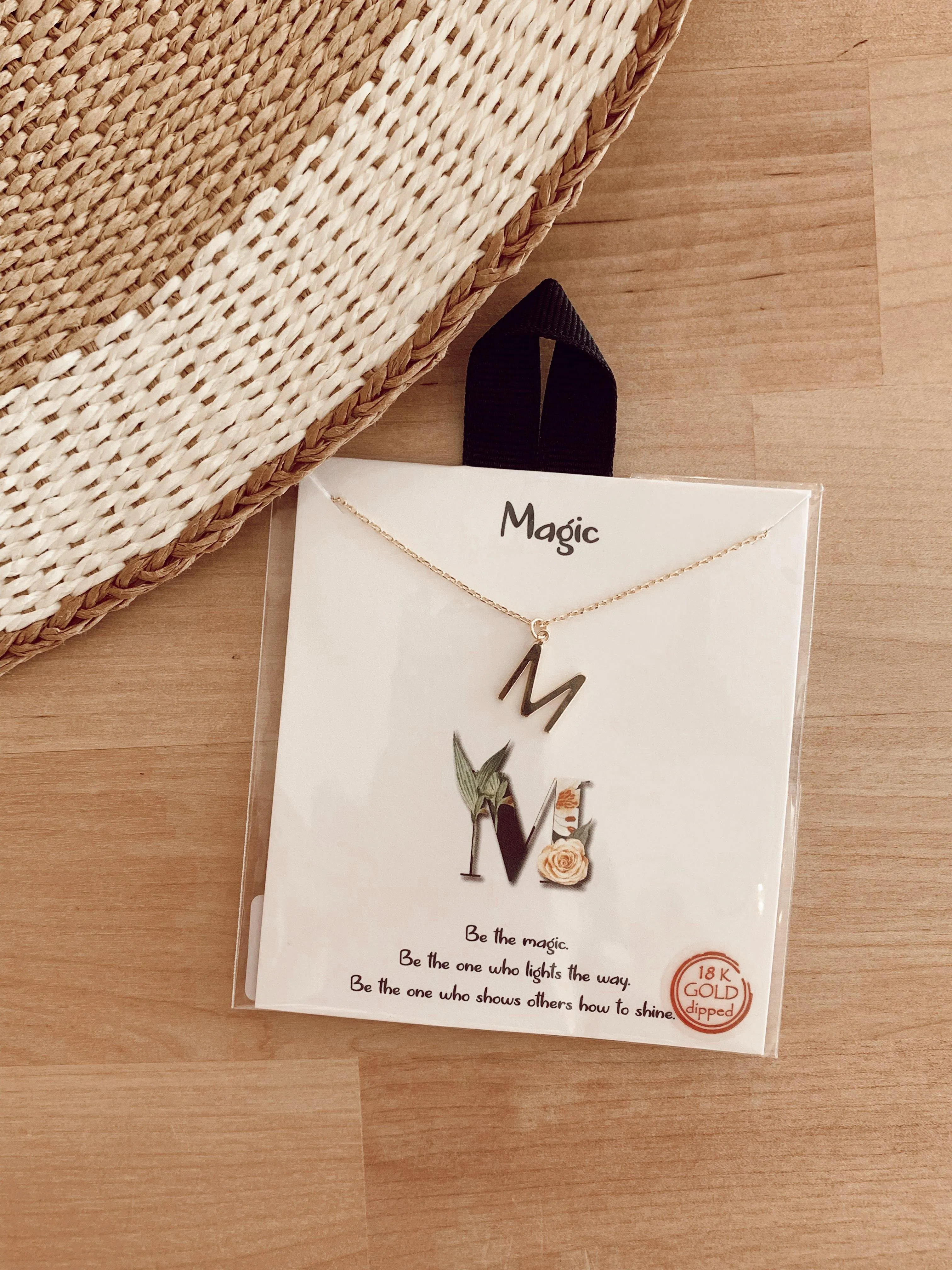 18k Initial Necklaces