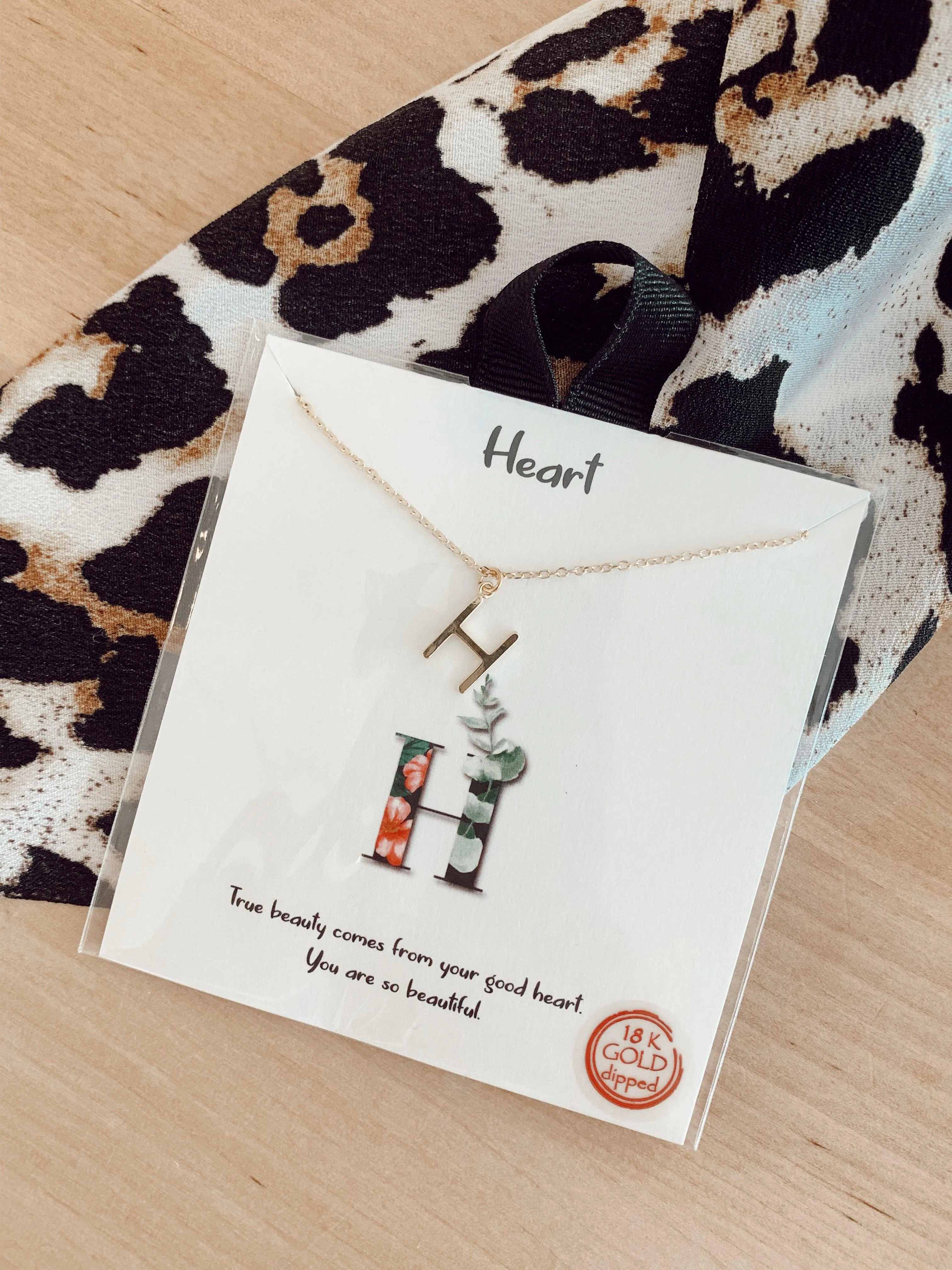 18k Initial Necklaces