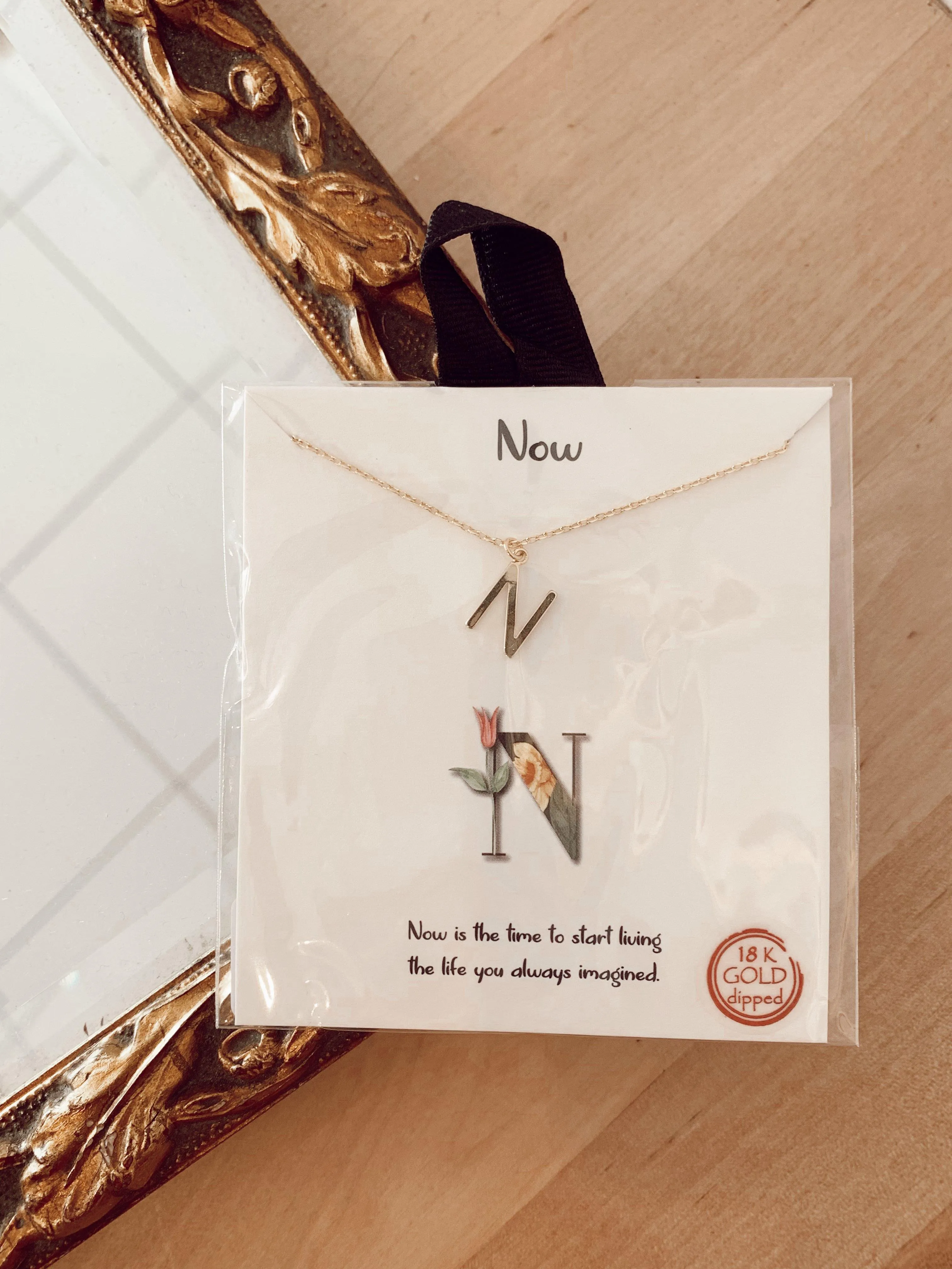 18k Initial Necklaces