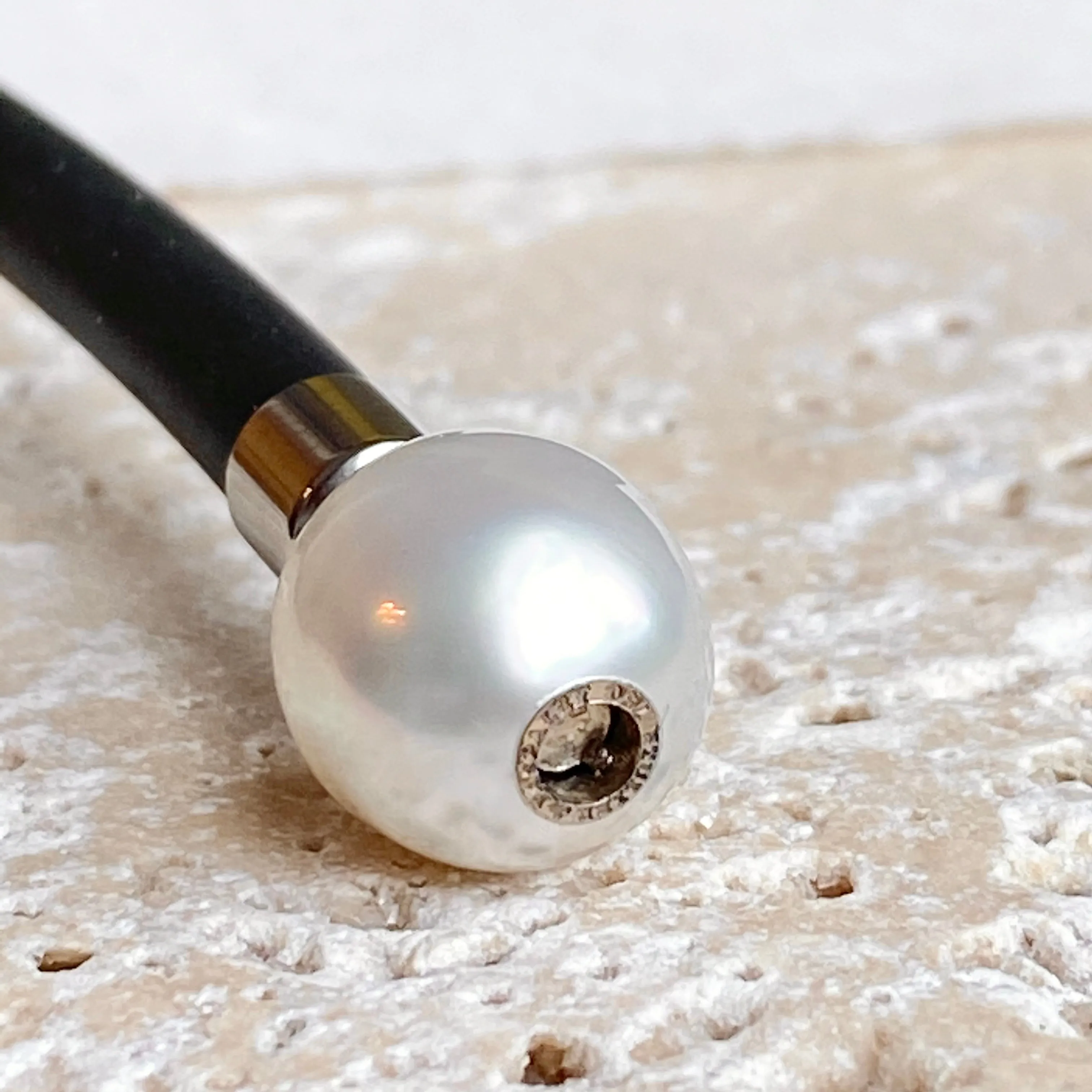 18KT White Gold Paspaley South Sea Pearl Pendant Swap 11mm "Fine"