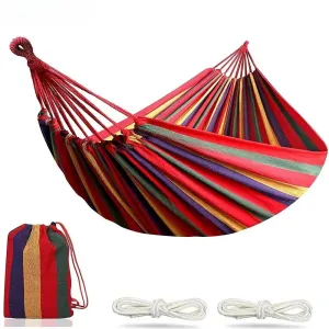 2 Person Double Hammock Canvas Cotton