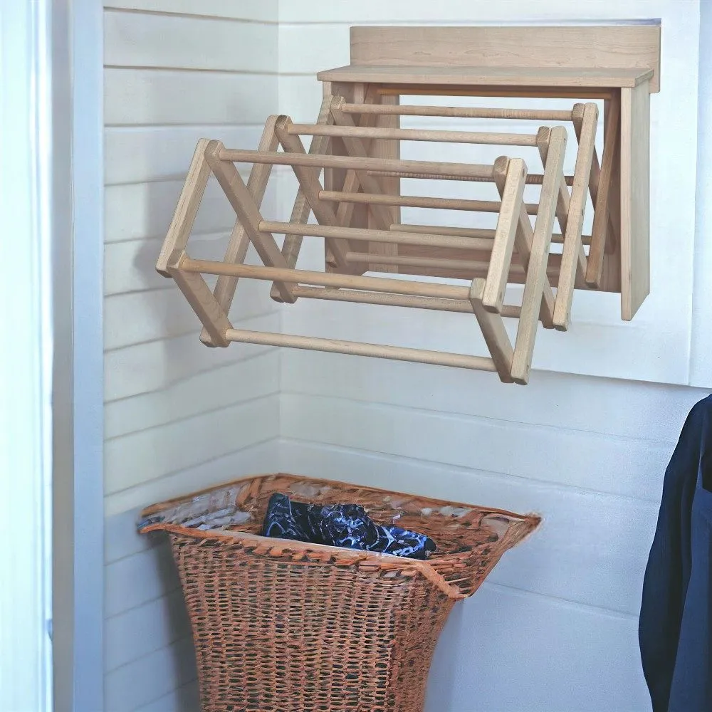 20 Inch Wall Unit Clothes Drying Rack