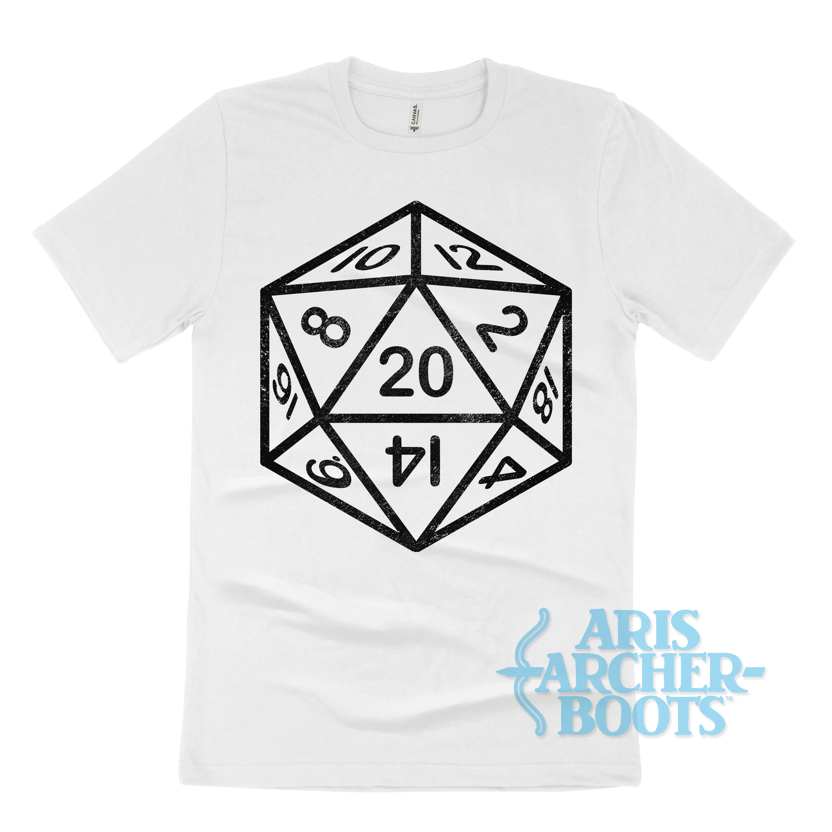 20-Sided Die Icosahedron Unisex T-Shirt