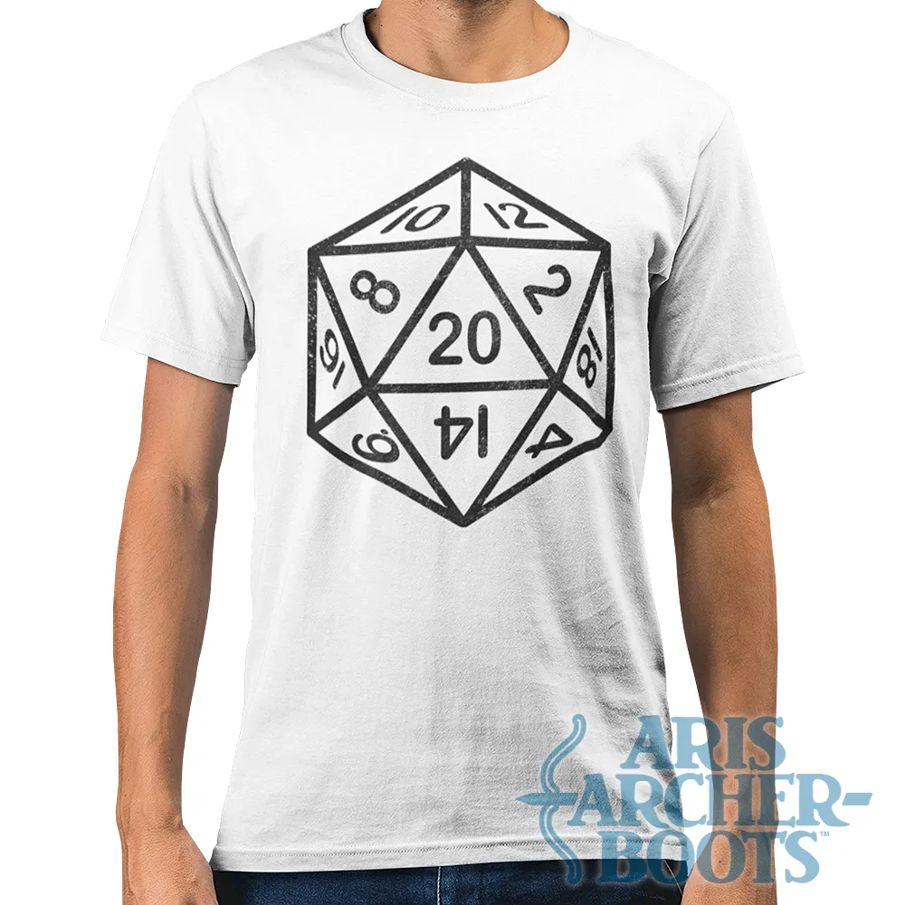 20-Sided Die Icosahedron Unisex T-Shirt