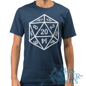 20-Sided Die Icosahedron Unisex T-Shirt