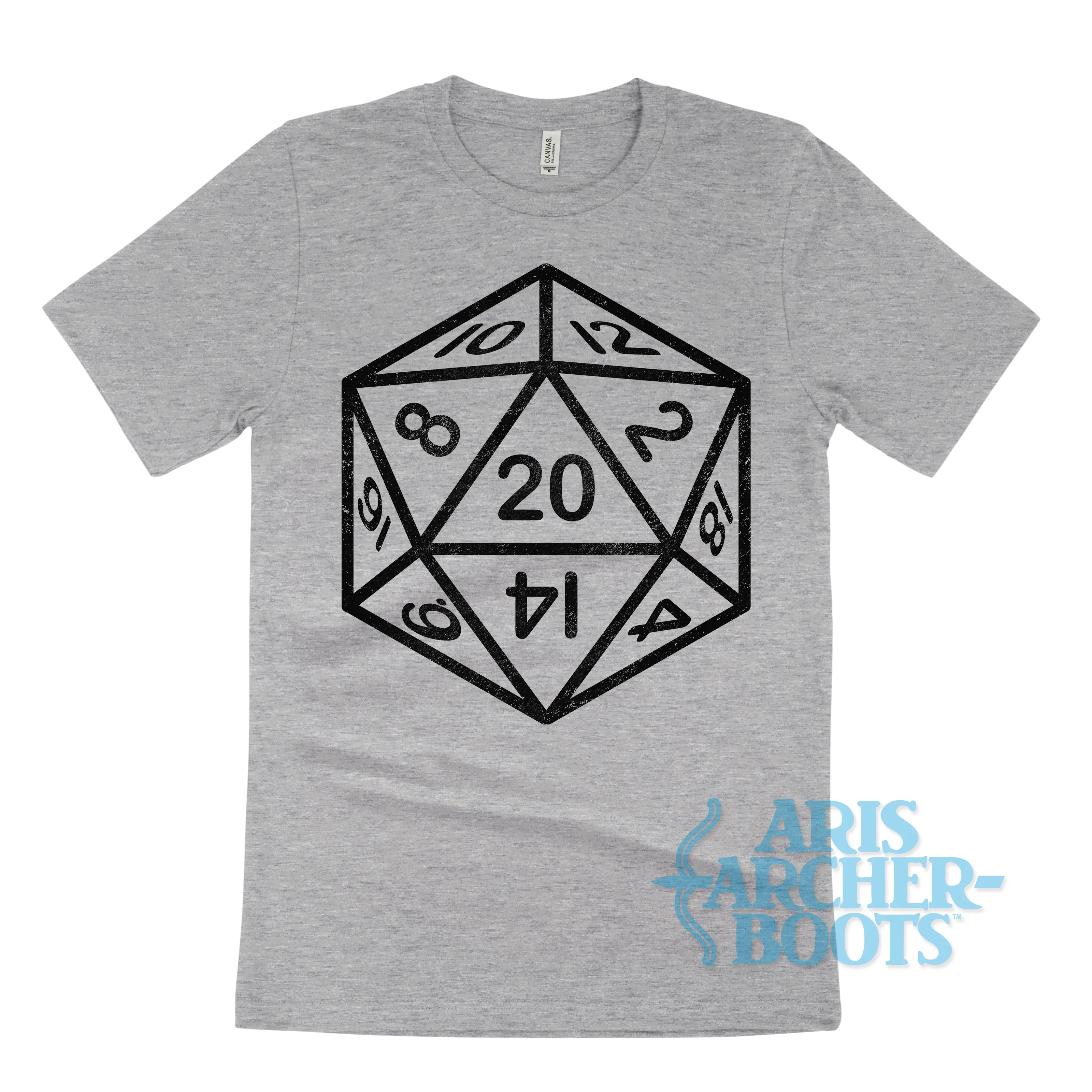 20-Sided Die Icosahedron Unisex T-Shirt