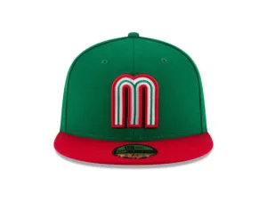 2017 World Baseball Classic Mexico WBC New Era 59Fifty Fitted Hats (TEAM COLORS)