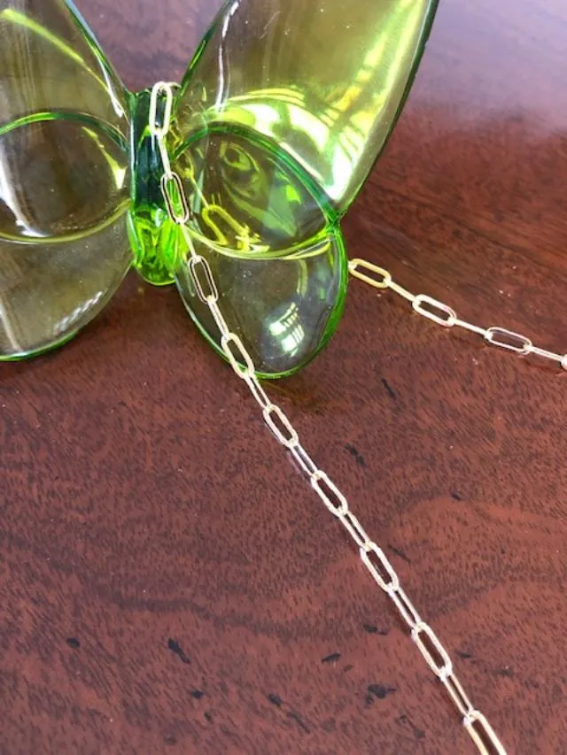 #238 Necklaces/Chains- Oval Link Chain Gold