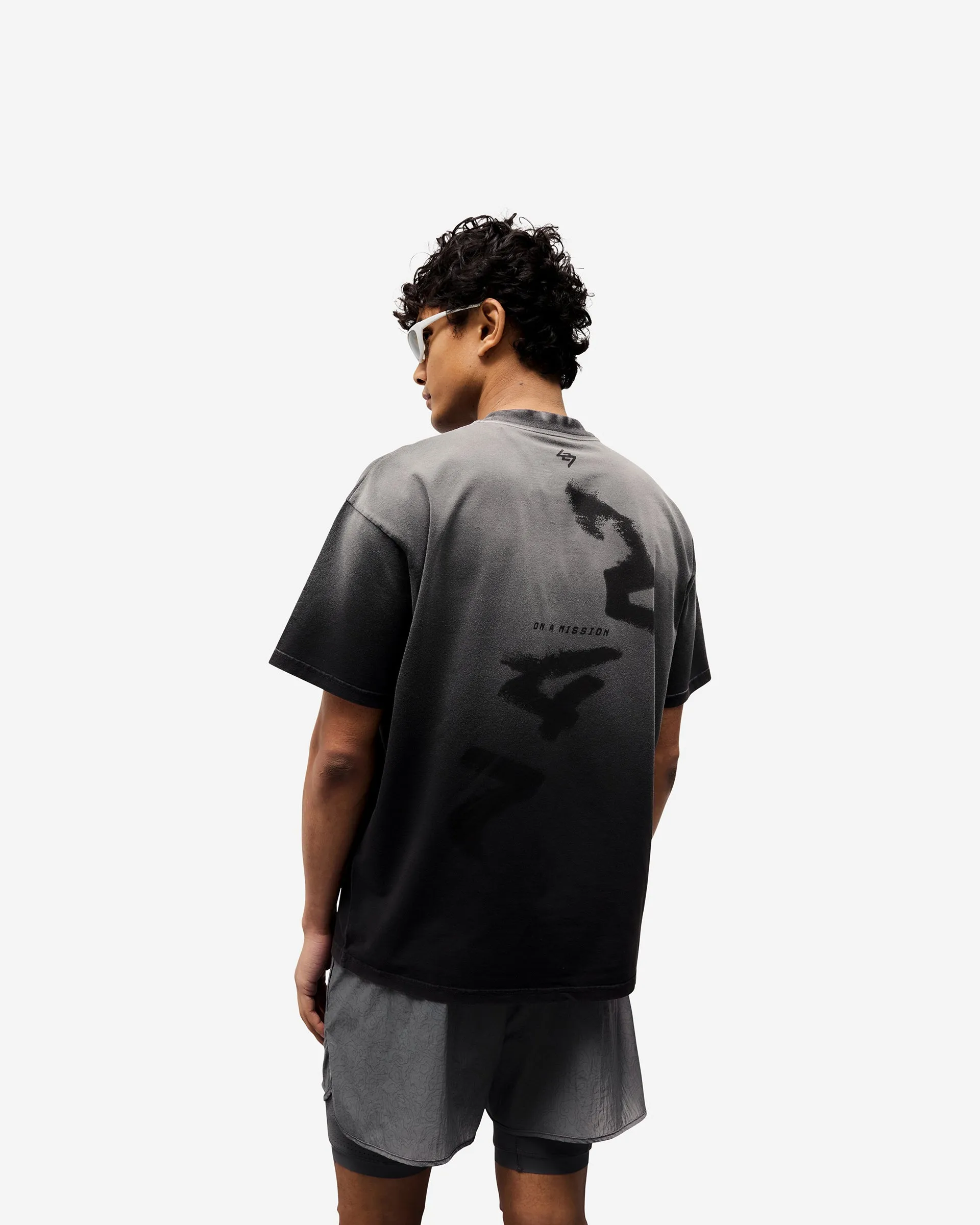 247 Motion Oversized T-Shirt - Aged Black