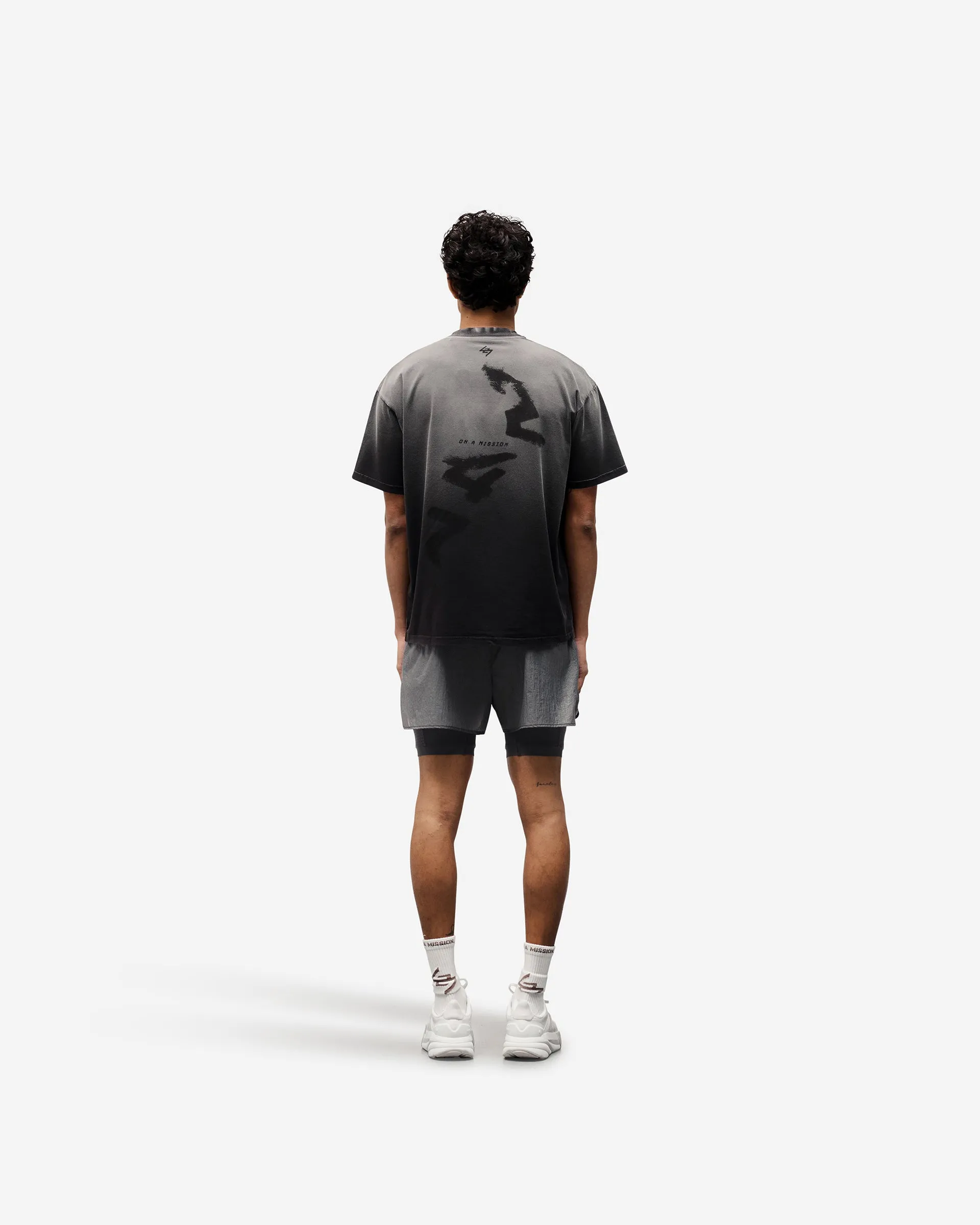 247 Motion Oversized T-Shirt - Aged Black