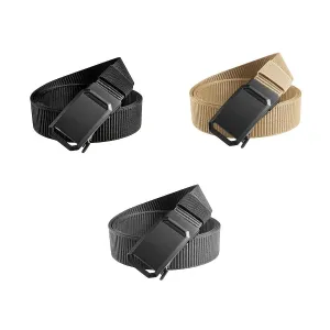 3pcs Men's Casual Canvas Belts with Automatic Buckle in Olive Green and Beige