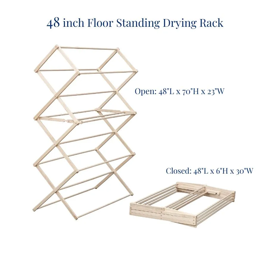 48 Inch Floor Standing Clothes Rack