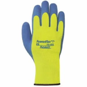 8Size Fleece Lined Gloves Yellow/Blue 012-80-400-8 (Pack of 12Pair)