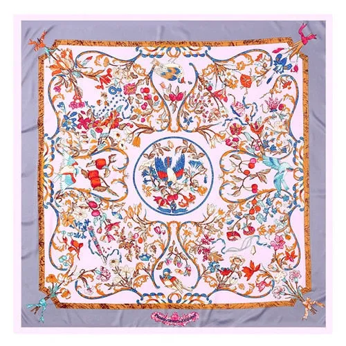 90cm*90cm Silk Square Scarf