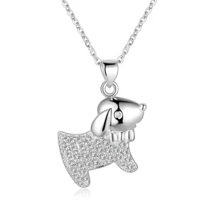 925 sterling silver necklace animal loverly dog