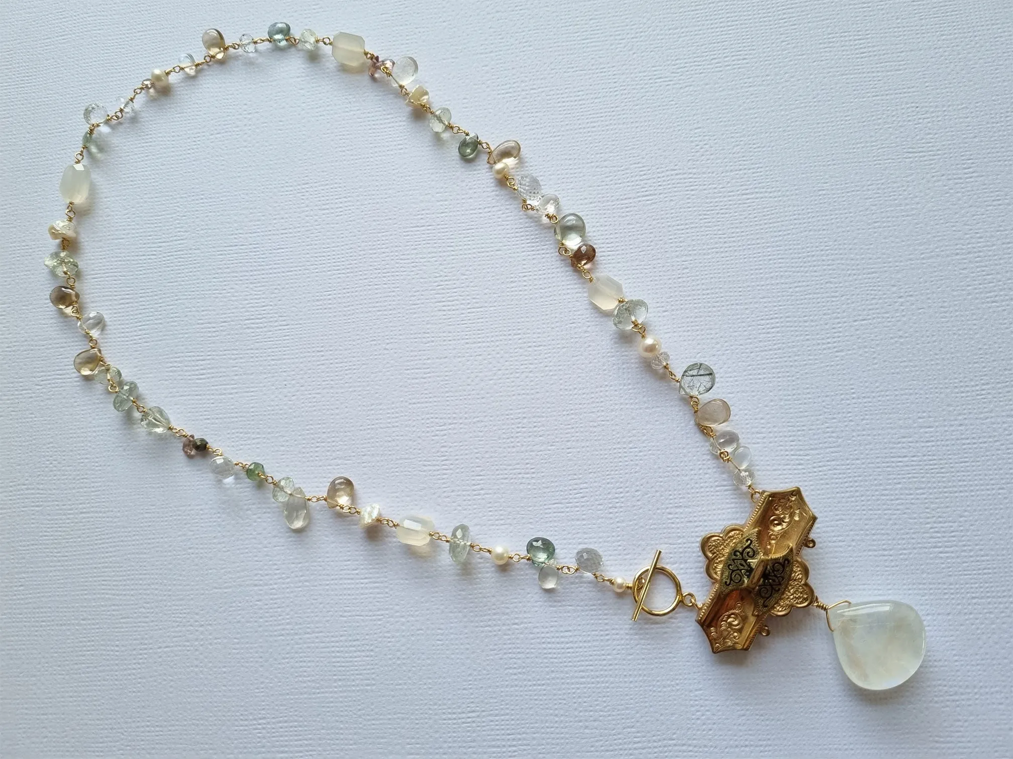 a time forgotten - moonstone necklace