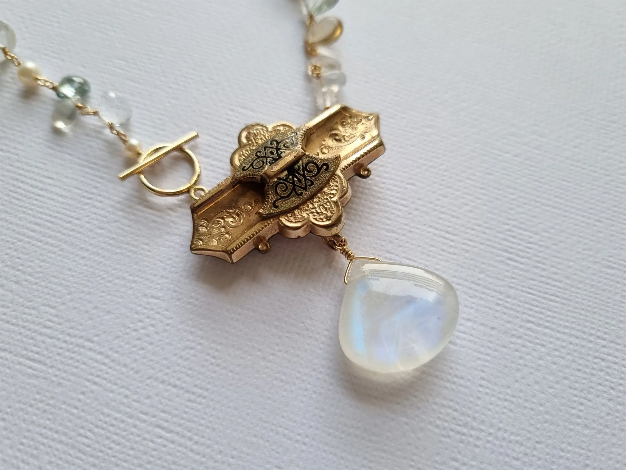 a time forgotten - moonstone necklace