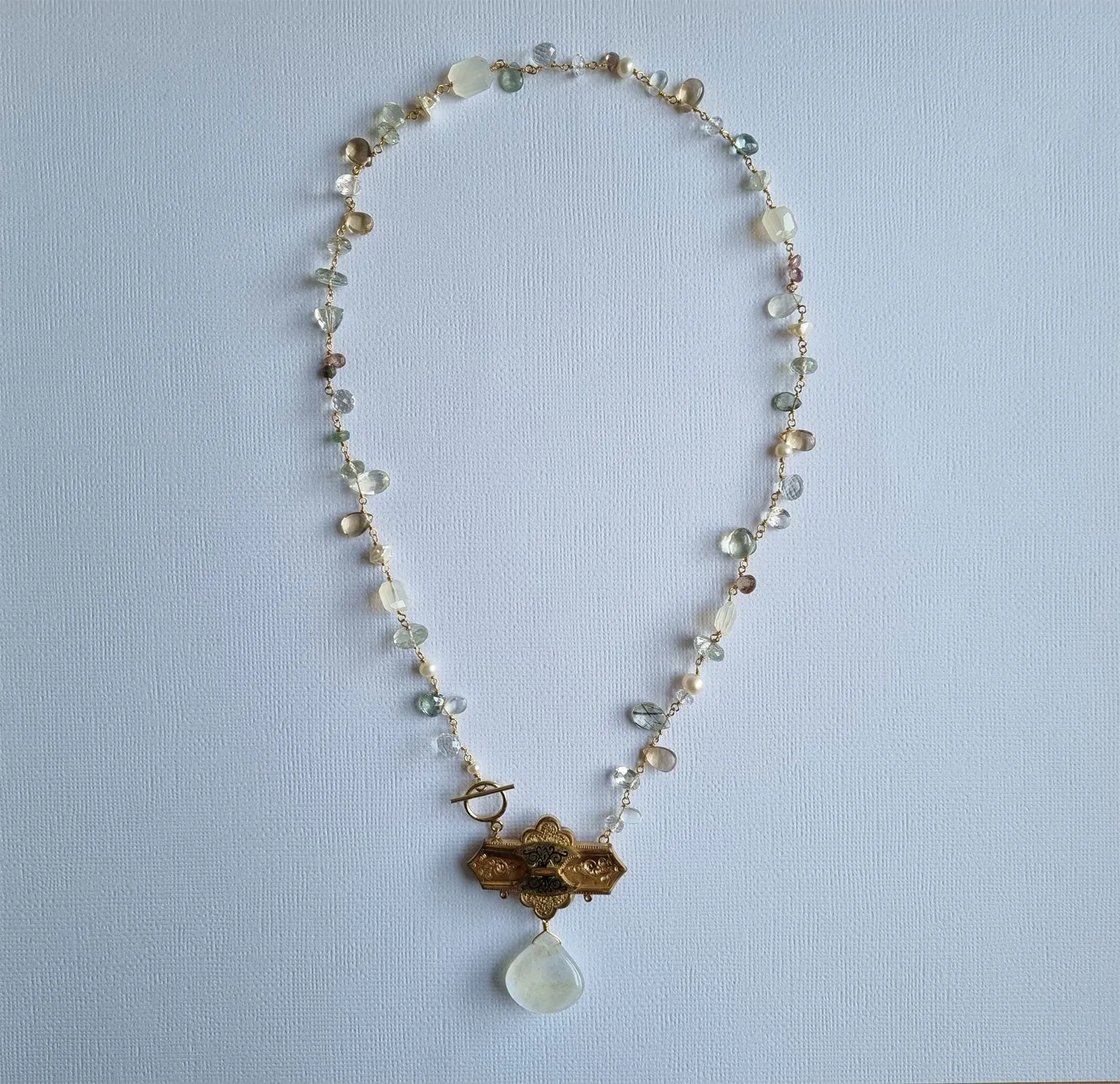 a time forgotten - moonstone necklace